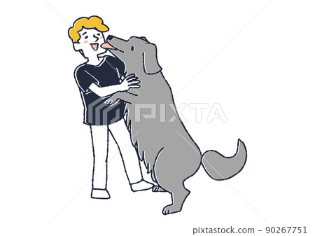 A happy time with a male animal family who can be pampered by a large pet dog A happy time with a male animal family who can be pampered by a large pet dog 90267751