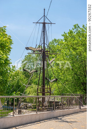 Bridge in the Liberty park of Odessa, Ukraine Bridge in the Liberty park of Odessa, Ukraine 90267882
