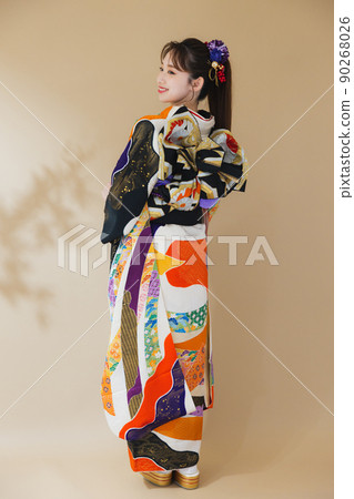Furisode woman whole body 90268026