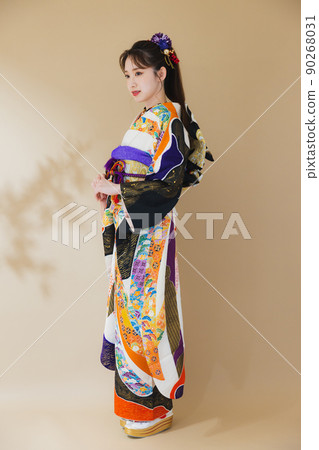 Furisode woman whole body 90268031