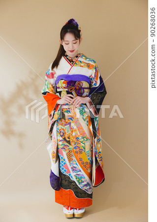 Furisode woman whole body 90268036