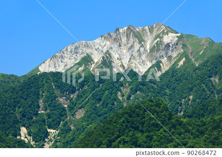 [Tottori Prefecture] Fine weather Daisen and fresh green (Oku Daisen) 90268472