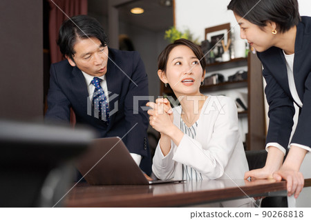 Meeting scenery business scene 90268818