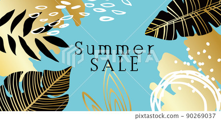 夏季棕櫚度假村圖金 90269037