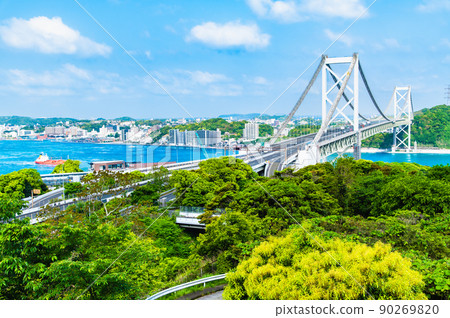 福岡縣北九州市金門峽-從目卡里公園第二展望台- 90269820