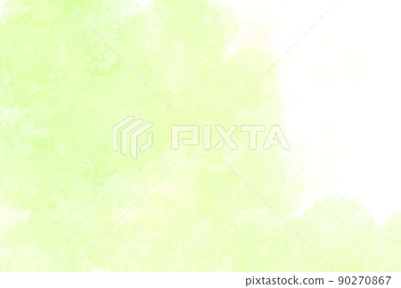 Background material_watercolor texture_yellowish green 90270867