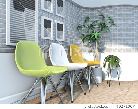 彩色塑料椅03 90271007