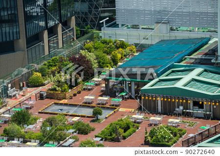 A bird's-eye view of the rooftop restaurant in the building around Nagoya Station A bird's-eye view of the rooftop restaurant in the building around Nagoya Station 90272640