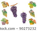 葡萄和葉子 1 90273232