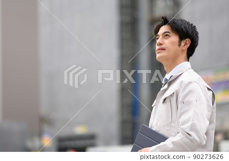 建築工地工人建築 90273626