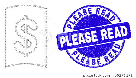 Blue Distress Please Read Stamp and Web Carcass Currency Handbook Blue Distress Please Read Stamp and Web Carcass Currency Handbook 90275171