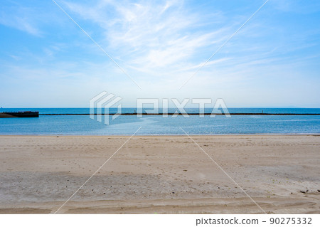 Sandy beach at Eguchihama Seaside Park 90275332