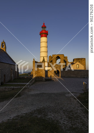 Saint-Mathieu Lighthouse, Pointe Saint-Mathieu in Plougonvelin, Finistere, France 90276208