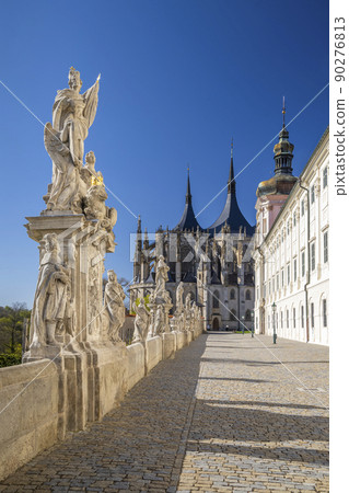 St. Barbara's Church in Kutna Hora, UNESCO site, Czech Republic St. Barbara's Church in Kutna Hora, UNESCO site, Czech Republic 90276813