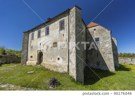 Cuknstejn Fortress near Nove hrady, Southern Bohemia, Czech Republic 90276846