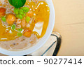Hearty Middle Eastern Chickpea and Barley Soup 90277414