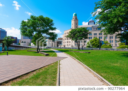 From Zou-no-hana Park "Kaiko-no-Oka", Yokohama Customs, also known as Queen's Tower From Zou-no-hana Park "Kaiko-no-Oka", Yokohama Customs, also known as Queen's Tower 90277964