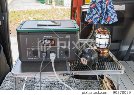 [留在車內時使用便攜式電源] 90278059