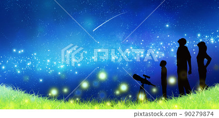 Astronomical observation Milky Way 90279874