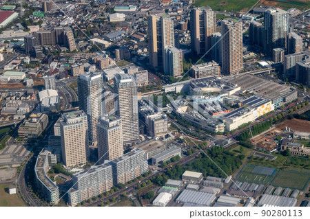Tsukuba Express Aerial view of Kashiwanoha Campus station Tsukuba Express Aerial view of Kashiwanoha Campus station 90280113