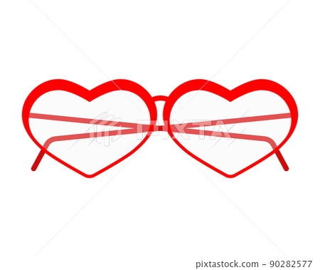 heart shaped glasses clipart transparent