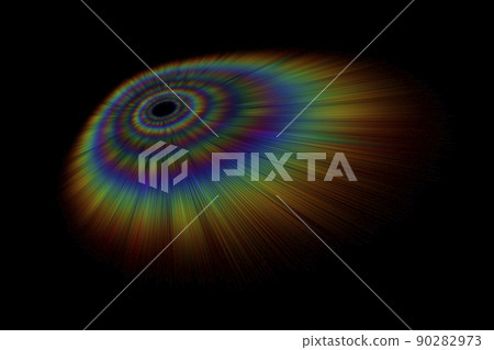 Black background rainbow material Black background rainbow material 90282973