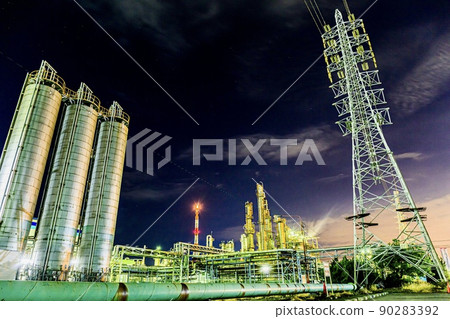 Kawasaki Plant Night view Kawasaki Plant Night view 90283392