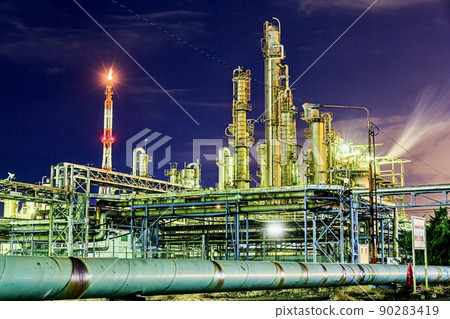 川崎工廠夜景 90283419