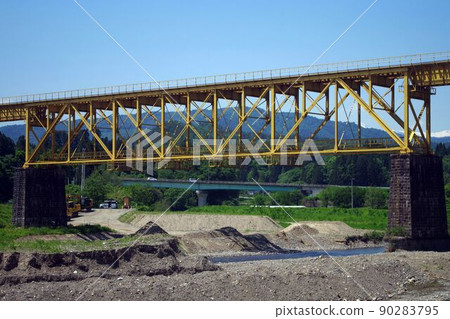 Ichinotogawa Bridge on the Ban-Etsusai Line, Yamatomachi, Fukushima Prefecture 90283795