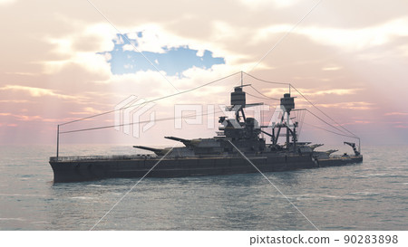 American battleship of World War II 90283898