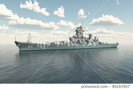 American battleship of World War II 90283907