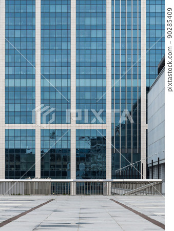 Brussels City Center, Brussels Capital Region - Belgium -  cityscape of the cite administratif, the administrative center with the police headquarters and the finance tower 90285409