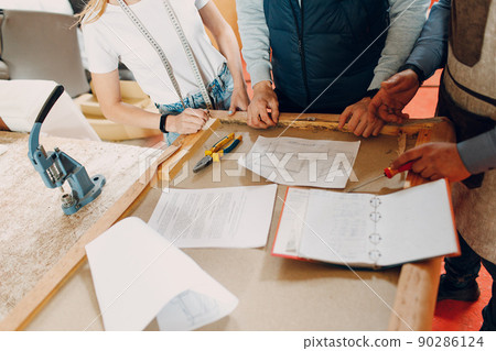 Furniture Upholstery and Manufacture fabric cloth Renovation project drawing 90286124