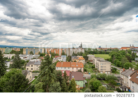 Panorama of the city of Olomouc in the Czech Republic from a bird's eye view Panorama of the city of Olomouc in the Czech Republic from a bird's eye view 90287873