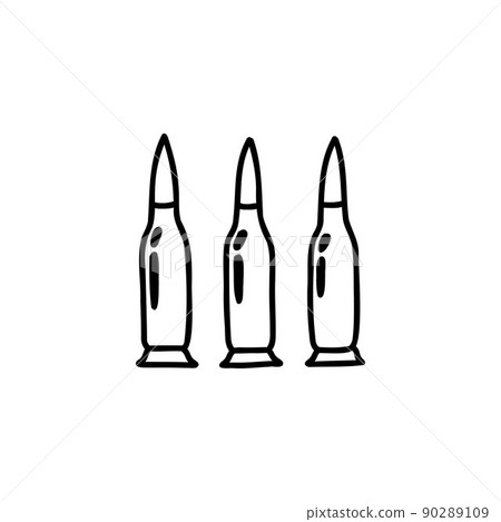 bullets doodle icon, vector color line illustration bullets doodle icon, vector color line illustration 90289109