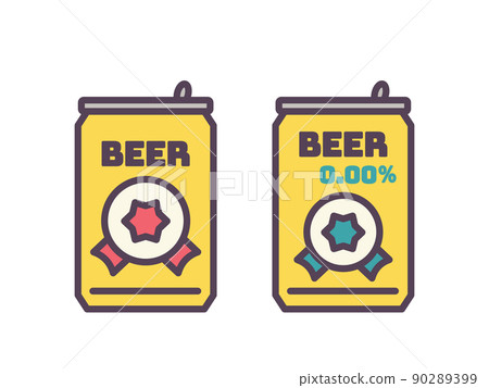 Non-alcoholic canned beer icon Non-alcoholic canned beer icon 90289399