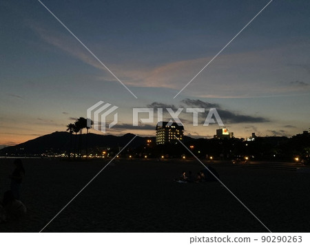 海上日落 海上日落 90290263