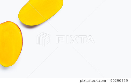 Tropical fruit, Mango on white background. Tropical fruit, Mango on white background. 90290539