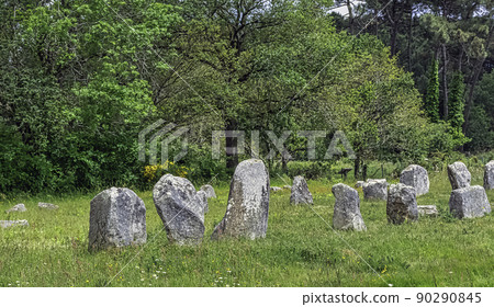 Carnac stones in Carnac, France Carnac stones in Carnac, France 90290845