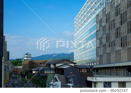 View of Odawara Castle from the front of Odawara Station View of Odawara Castle from the front of Odawara Station 90292547