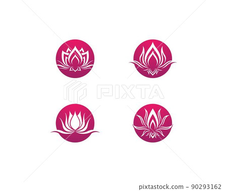 Lotus symbol illustration Lotus symbol illustration 90293162