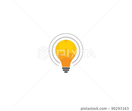 Lightbulb vector icon 90293163