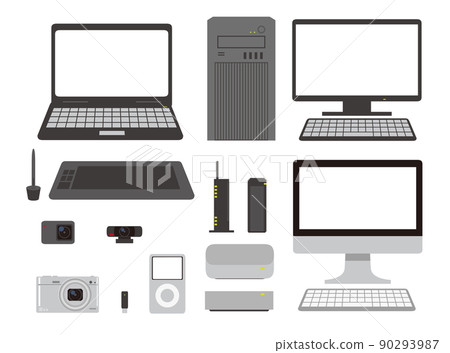 PC和外圍設備的圖像說明 90293987