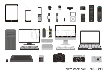Image icon illustration of various devices 90293990