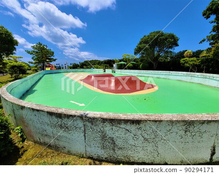 Roller skating stadium in Banshooka Park, Akune City 90294171