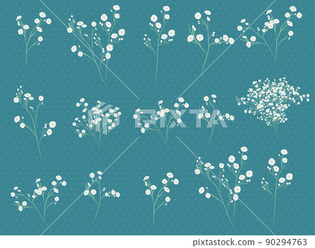 Baby's-breath pattern background Baby's-breath pattern background 90294763