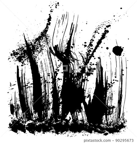 Flame bonfire handwritten brush illustration Flame bonfire handwritten brush illustration 90295673
