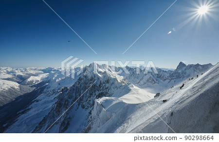 Landscape of Aiguille du Midi, Chamonix Mont Blanc valley, France Landscape of Aiguille du Midi, Chamonix Mont Blanc valley, France 90298664