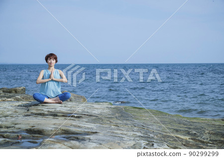 Yoga Sea Pilates Women Aoi Seaside Relax 90299299