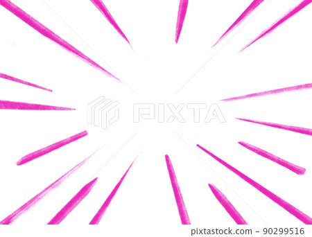 Neon pink futuristic hilight line banner text box perspective 3D style hand draw illustration 90299516